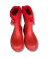 Konçlu Kız Çocuk Yağmur Çizmesi 26-35 Kırmızı