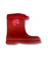 Konçlu Kız Çocuk Yağmur Çizmesi 26-35 Kırmızı