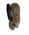 Konçlu Peluşlu Kadın Yağmur Çizmesi 36-40 Leopar Desenli