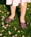 Patik Çiçekli Bahçe ve Tarım Kız Çocuk Ayakkabısı 21-28 Pempe