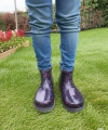 Potin Kadın Yağmur Botu 36-40 Mürdüm