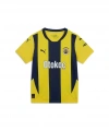 Puma 775364-01 Fenerbahçe 24/25 Çocuk Unisex İç Saha Çubuklu Forması Sarı-Lacivert