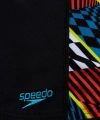Speedo Digi Allover Panel Jam-mer Erkek Çocuk Yüzücü Mayosu Siyah