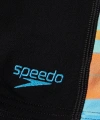 Speedo Digi Allover Panel Jam-mer Erkek Çocuk Yüzücü Mayosu Siyah-Mavi