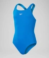 Speedo Eco Endurance+ Essentials Medalist Kadın Yüzücü Mayosu Mavi