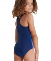 Speedo Deniz Anası Desenli Kız Çocuk Mayosu Mavi