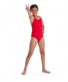 Speedo Kız Çocuk Eco Endurance Madalyalı Kız Çocuk Mayosu Kırmızı