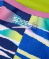 Speedo Rainbow Ripple Freestyler Kadın Yüzücü Mayosu Renkli
