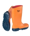Techno Boots Poliüretan Soğuğa Dayanıklı Kısa Çelik Burunlu Turuncu Çizme