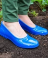 Zenne Renkli Çıplak Bahçe Tarım Kadın Ayakkabısı 35-41 Mavi