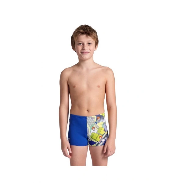 Arena Fantasize Çocuk Yüzücü Şortu Mavi