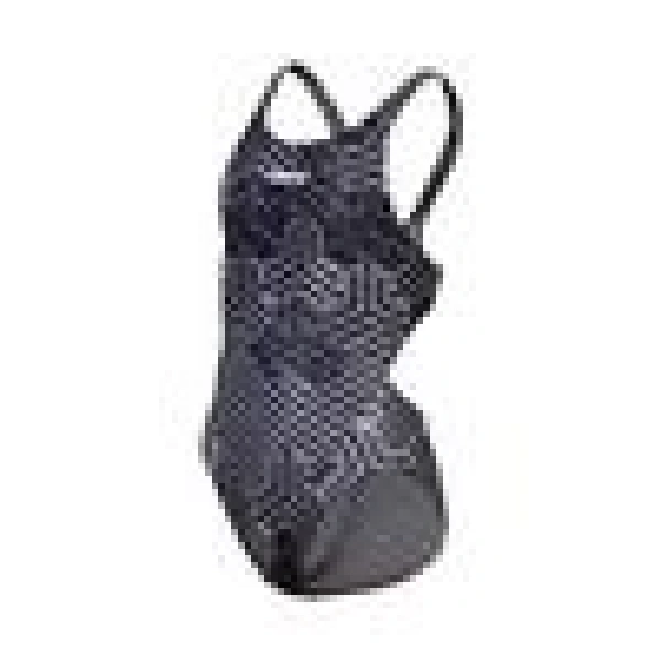 Arena Kız Çocuk Yüzücü Mayosu Siyah-Beyaz