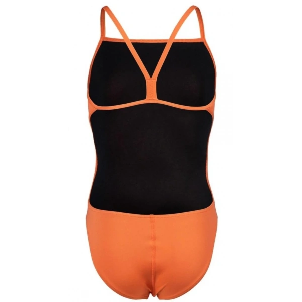 Arena Team Swimsuit Challenge Solid Kız Çocuk Mayosu Turuncu