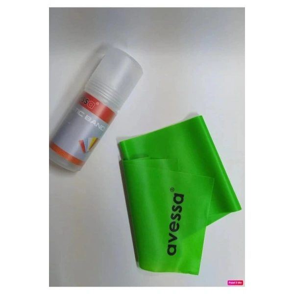 Avessa Tüpte Pilates Lastiği Orta Sert Direnç 40 mm Yeşil