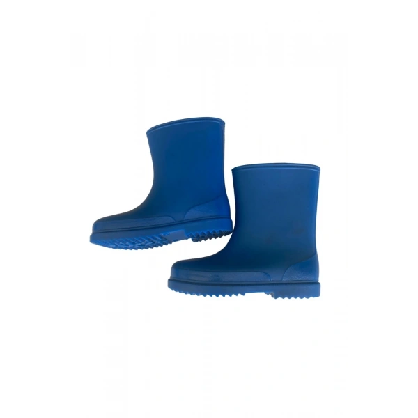 Bahçe ve Yağmur Renkli Çocuk Çizmesi 26-35 Mavi