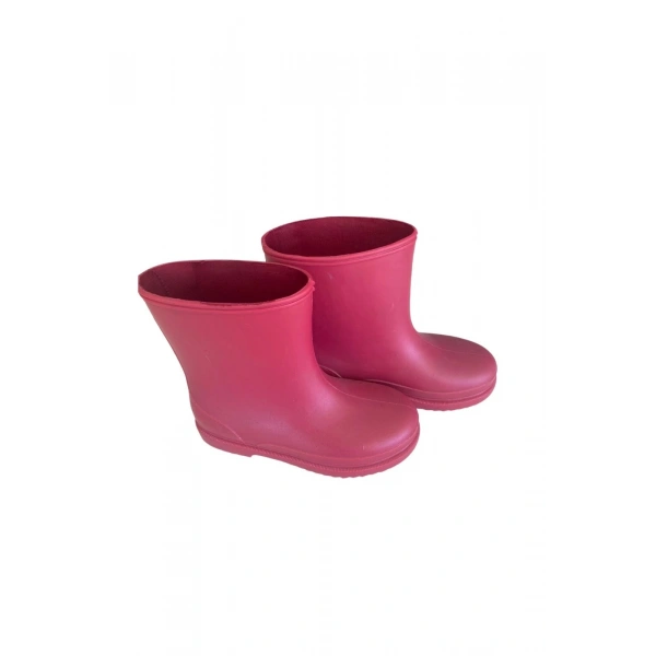 Bahçe ve Yağmur Renkli Çocuk Çizmesi 26-35 Pembe