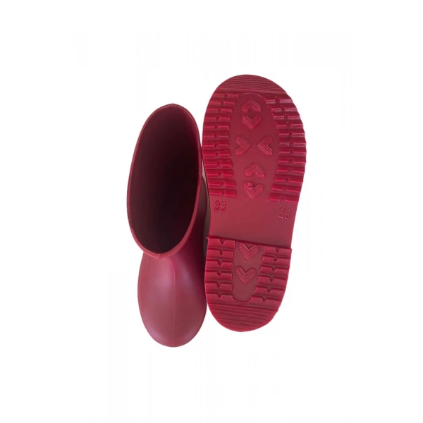 Bahçe ve Yağmur Renkli Çocuk Çizmesi 26-35 Pembe