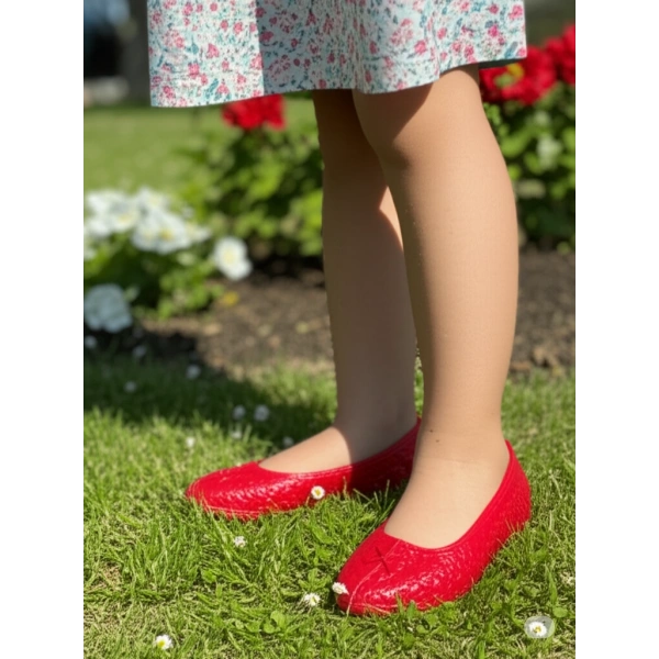 Bebe Makosen Bahçe ve Tarım Kız Çocuk Ayakkabısı 21-25 Kırmızı