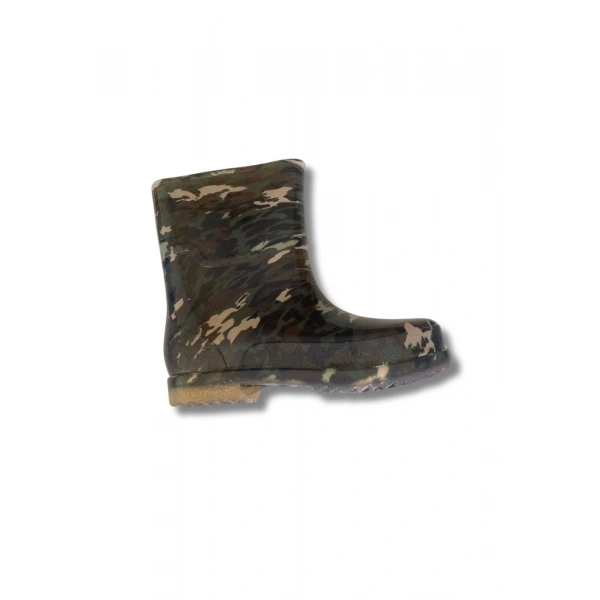 Bahçe ve Yağmur Çiçekli Kadın Çizmesi 36-40 Kamuflaj