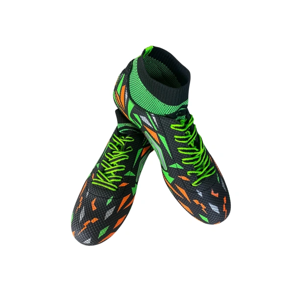 Dugana Çoraplı Krampon Ayakkabı 40-44 Siyah-Fosfor Yeşil