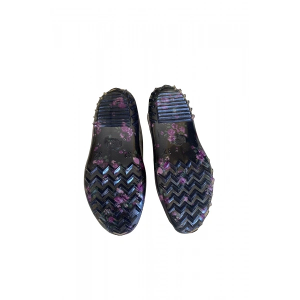 Filet Çiçekli Bahçe ve Tarım Kız Çocuk Ayakkabısı 29-35 Mor