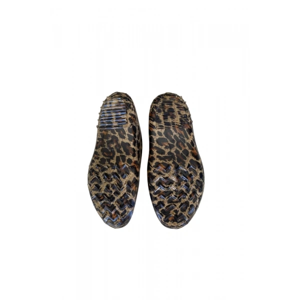 Filet Çiçekli Bahçe ve Tarım Kız Çocuk Ayakkabısı 29-35 Leopar