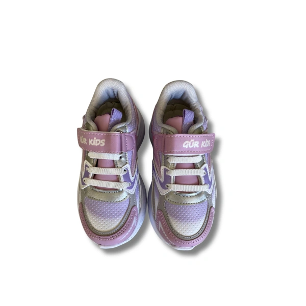 Belix-Gür Kids Kız Çocuk Spor Ayakkabısı 26-35 Pembe-Lila