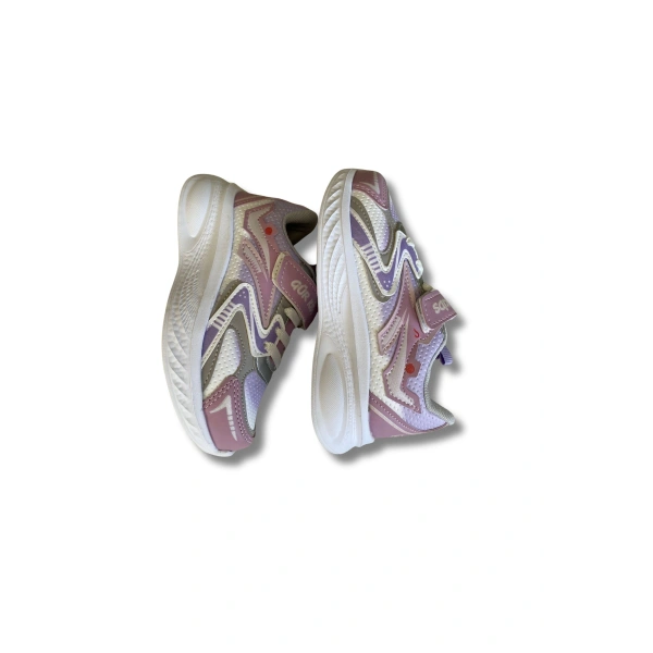 Belix-Gür Kids Kız Çocuk Spor Ayakkabısı 26-35 Pembe-Lila