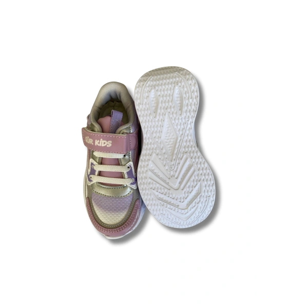 Belix-Gür Kids Kız Çocuk Spor Ayakkabısı 26-35 Pembe-Lila