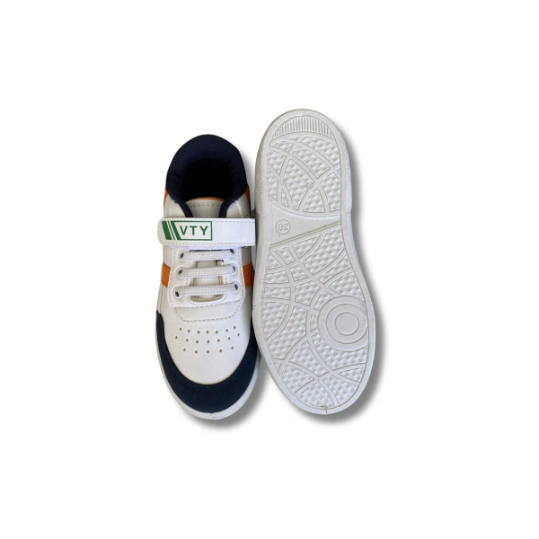 El Vty Kids Erkek Çocuk Spor Ayakkabısı 26-35 Beyaz-Laci