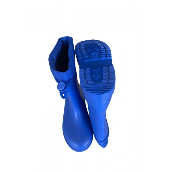 Konçlu Erkek Çocuk Yağmur Çizmesi 26-35 Mavi
