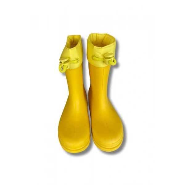 Konçlu Erkek Çocuk Yağmur Çizmesi 26-35 Sarı