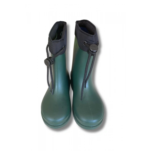 Konçlu Erkek Çocuk Yağmur Çizmesi 26-35 Yeşil
