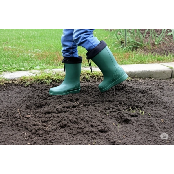 Konçlu Erkek Çocuk Yağmur Çizmesi 26-35 Yeşil