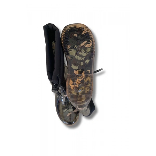 Konçlu Kadın Yağmur Çizmesi 36-40 Kamuflaj