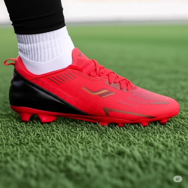 Lescon Comet Erkek Krampon Ayakkabı Kırmızı