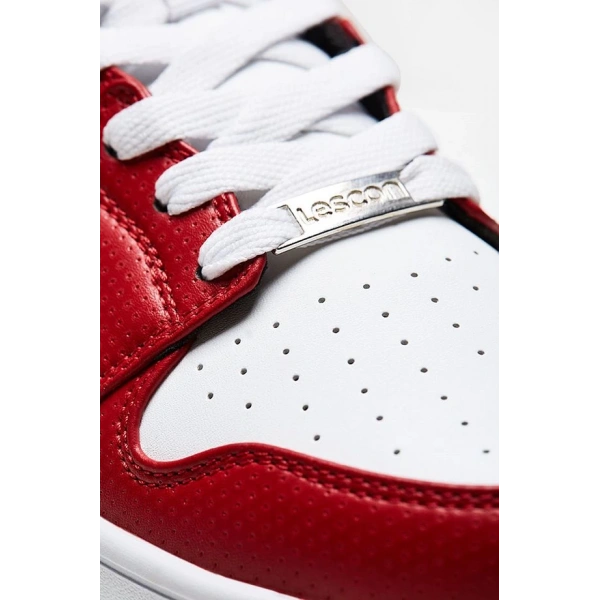 Lescon Elite Max Erkek Spor Bot Beyaz-Kırmızı