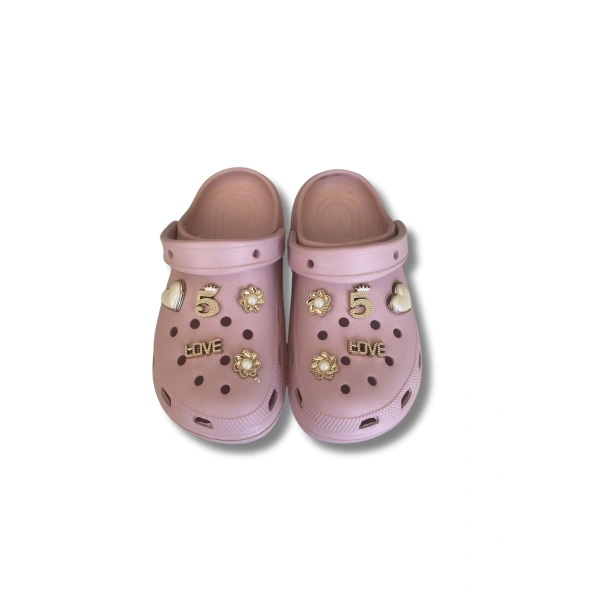 Lovita C.r.o.c.s Model Terlik 36-40 Pudra