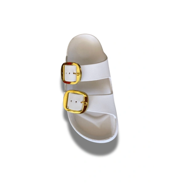 Lovita Tokalı Kadın Terlik 36-40 Beyaz