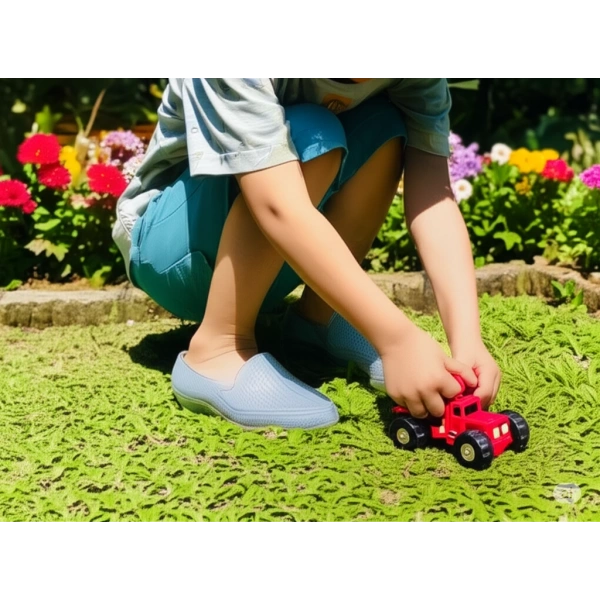 Makosen Erkek Çocuk Bahçe ve Tarım Ayakkabısı 21-25 Gri