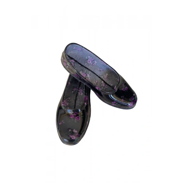 Patik Çiçekli Bahçe ve Tarım Kız Çocuk Ayakkabısı 21-28 Mor