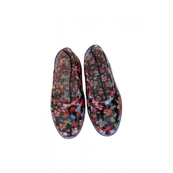 Patik Çiçekli Bahçe ve Tarım Kız Çocuk Ayakkabısı 21-28 Pempe