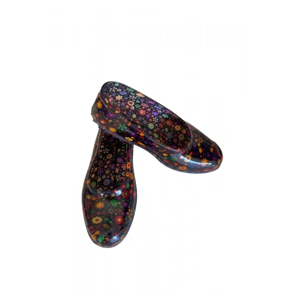 Patik Çiçekli Bahçe ve Tarım Kız Çocuk Ayakkabısı 21-28 Sarı