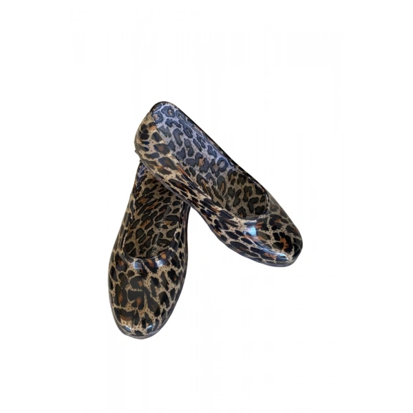 Patik Çiçekli Bahçe ve Tarım Kız Çocuk Ayakkabısı 21-28 Leopar