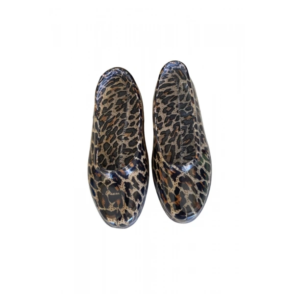 Patik Çiçekli Bahçe ve Tarım Kız Çocuk Ayakkabısı 21-28 Leopar