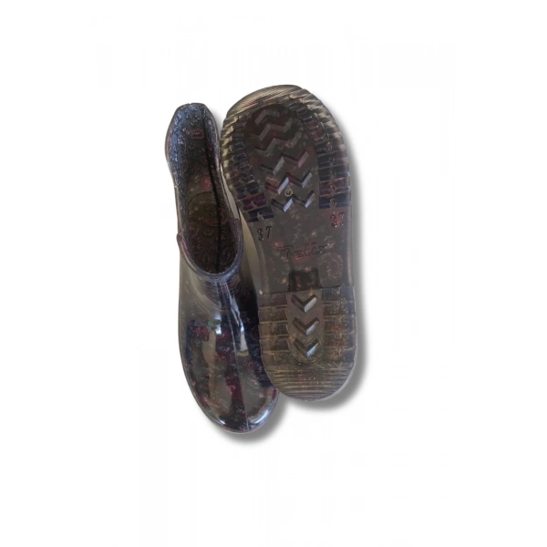 Potin Kadın Yağmur Botu 36-40 Mürdüm