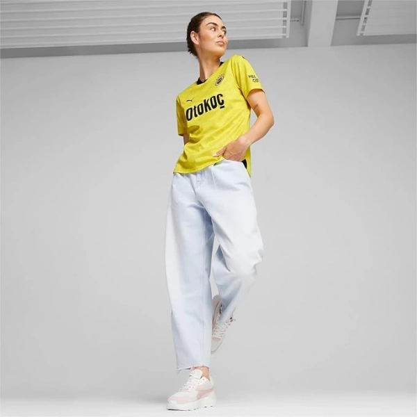 Puma 772008-04 Fsk Away 23/24 Kadın Forma Sarı-Lacivert