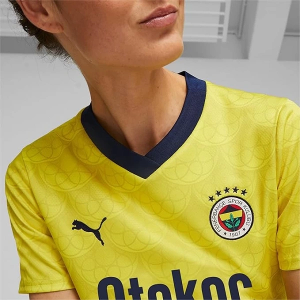 Puma 772008-04 Fsk Away 23/24 Kadın Forma Sarı-Lacivert