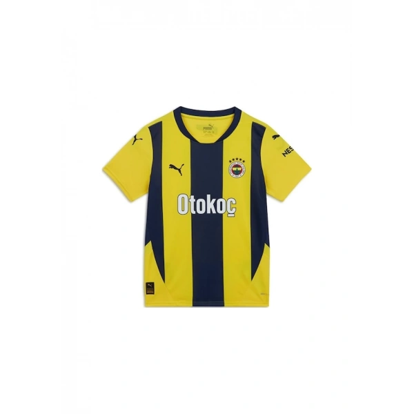 Puma 775364-01 Fenerbahçe 24/25 Çocuk Unisex İç Saha Çubuklu Forması Sarı-Lacivert
