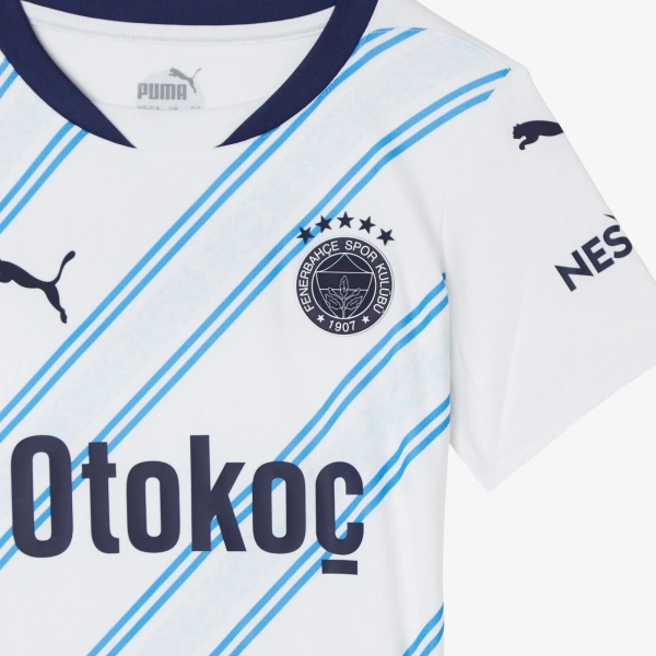 Puma 775371-02 Fenerbahçe 24/25 Çocuk Unisex Deplasman Forması Beyaz-Lacivert